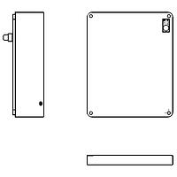 Eagle Plastic Devices 12PH131-IP-GR Battery Holders WATER RESISITANT IP65 3XD W/CVR & SW