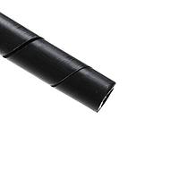 HellermannTyton 2.5FRP0C Spiral Wraps Spiralwrap Protective Sheathing, 0.38" Diameter, PE-FR, Black, 100 ft/roll