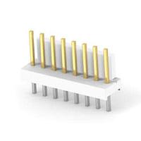 AMP Connectors - TE Connectivity 641213-8 Unshrouded POLARIZED HEADER 8P Straight Post gold