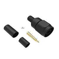 Amphenol RF 082-6642-BC Connectors N ST CBL-PLG F/H CRM BLCK