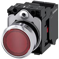 SIEMENS A6X30144386 Standard Switches ILLUMINATED PUSHBUTTON. RED