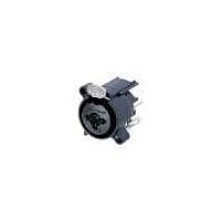 NEUTRIK NCJ6FA-V Receptacles A SERIES COMBO; 3 POLE; VEM PCB VERT