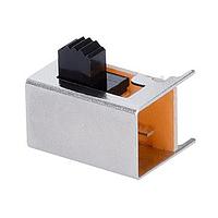Same Sky (formerly CUI Devices) SLW-18115106-5A-RA-S-D Slide Switch 18 x 11.5 x 10.6 mm, 5 mm Raised Slide Actuator, Right Angle, Through Hole