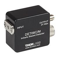 THORLABS DET08C/M High-Speed Free-Space Detectors (InGaAs with Window, 800-1700 nm, M4 Tap)