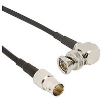 Amphenol RF 095-850-233M100 RF Cable Assemblies BNC RA Plg to BNC Str Jck 4855R 1m