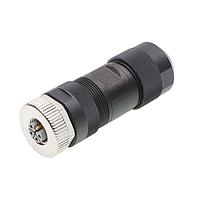 Molex 1205030009 Connectors Micro-Change (M12) Field Attachable Connector, 5 Poles,L-Coded, Straight, Female