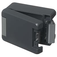BOPLA 00112124 Enclosures for Industrial Automation ENCLOSURE, BOCUBE ALU, 121 X 86 X 60MM, GR GRA, HINGED LID, FLAT, ALUMINUM, BA 100806-7024