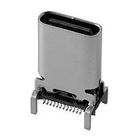 Same Sky (formerly CUI Devices) UJ40-C-V-G-SMT-TR USB Type C Connectors Type C USB4 40 Gbps 48 Vac 5 A Vertical Gold Flash Surface Mount USB