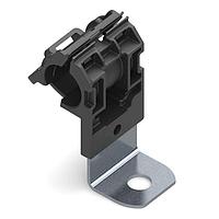 HellermannTyton 151-01974 Ratchet Clamp Ratchet P-Clamp, 0.52 - 0.77" Bundle Dia, 90 Long, 0.51" Hole Dia, PA66HIRHSUV/SS304, Black, 200/ctn