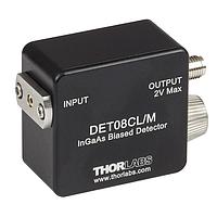 THORLABS DET08CL/M High-Speed Free-Space Detectors (InGaAs with Lens, 800-1700 nm, M4 Tap)