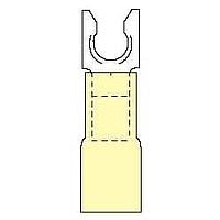 3M Electronic Specialty MH10-10FLK Spade Locking Fork 12-10 AWG Size 10