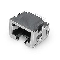 Wurth Elektronik 634108150321 Modular WR-MJ SMT Horiz 8P8C Black