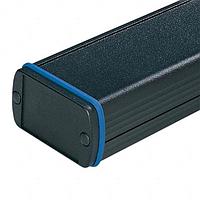 BOPLA ABP6000100set Enclosures, Boxes, & Cases PROFILE, ENCLOSURE, ALUBOS, 57 X 32 X 100MM, ALUMINUM, RAL 9005, ABP 600-0100 ALUBOS_SET