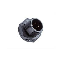 Amphenol LTW BU-10PMMP-SC7001 Standard Circular Connector Ceres, Standard Size, Plastic, 2A, 10 pins, Male Connector, Male Contact, Circular, Screw Thread, PCB 180, Receptacle, IP67