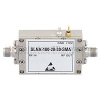 Fairview SLNA-180-28-30-SMA 100 MHz to 18 GHz, Low Noise Broadband Amplifier with 18 dBm, 28 dB Gain, 28 dBm IP3 and SMA
