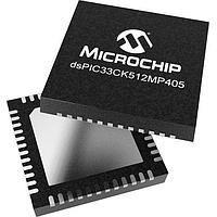 Microchip Technology dsPIC33CK512MP405T-I/M7 Digital Signal Processors & Controllers - DSP, DSC dsPIC33C 100MHz, 512K Dual Panel Flash, 128K RAM, OpAmps, 12bit ADCs, PWM