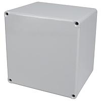 Bud Industries CU-475-G Enclosure Econobox Aluminum Box Gray (4.8 X 4.8 X 3.8 In)