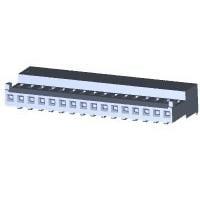AMP Connectors - TE Connectivity 4-643816-6 Receptacle Assembly 16P MTA100 CON ASSY POL WHT W/GRN STRIPE