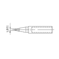 WELLER MXT F Soldering Tip (1.2mm)