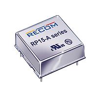 RECOM Power RP15-4812DA-HC Isolated 15W DC/DC 1.6kV REG 36-75Vin +/-12Vout