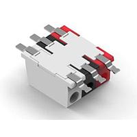 AMP Connectors - TE Connectivity 3-2834334-3 Poke Home Connector 4.0 ITB CONN_3P MOD W CAP_WE/BK/RD