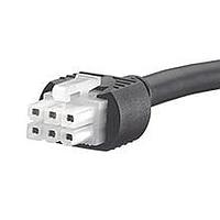 Molex 245135-0620 Sensor Cables / Actuator Cables MINIFIT 6CKT CBL AY DR OVERMOLDED 2M BLK