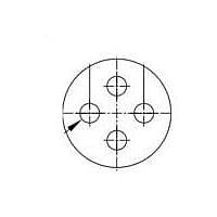 BIVAR 104-020 LED Mounts Perm-O-Pad Round TO-18 Mnt White