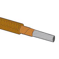 OMEGA HTGG-1NI-322S/C-1000 Heater Wire, Low Outgassing Fiberglass Insulation (1000 ft, 300 V, 22 AWG)