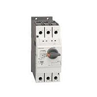 Carlo Gavazzi GMS-63H 40A Motor High-break Manual Motor Starter. 63Amps frame size,  600VAC, class 10 overload with range: 28-40Amps . Check datasheet for interruption rating.