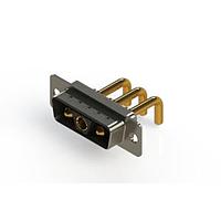 EDAC 629-3WK3650-2N1 Mixed Contact D-Sub Connectors Right-angle Power Combo D-Sub Connector