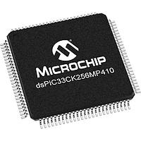 Microchip Technology dsPIC33CK256MP410-E/PT Digital Signal Processors & Controllers - DSP, DSC dsPIC33C 100MHz, 256K Dual Panel Flash, 128K RAM, OpAmps, 12bit ADCs, PWM