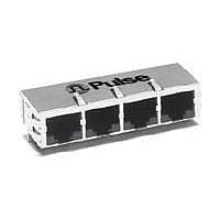 Pulse Electronics J8064E64NL Magnetic Jack 1X4 TAB DOWN 4-CORE