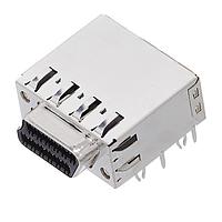 AMP Connectors - TE Connectivity 1761482-2 Modular 48P MRJ21 RECEPT WITH TABS