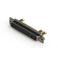 EDAC 628-25W3222-3T2 Mixed Contact D-Sub Connectors Vertical Combo Dsub