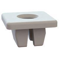 Essentra Components 60SGN01130 Screw Grommet Grommet Nut, .370x.375 Hole, .031-.100 Panel Thk