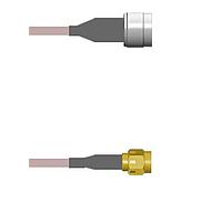 Amphenol Custom Cable Q-2I03B0005010i RF Cable Assemblies N-SP/SMA-SP G316 10I