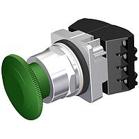 SIEMENS 52BR8W3G Push Turn PTR,NEMA4X,MTD,PLASTIC CAP GREEN,2NC