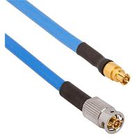 Amphenol SV Microwave FQSMPM-085-FSSMPM-180 RF Cable Assemblies SMPM F QB to SMPMStraight F 18"Cable