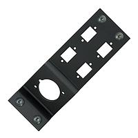 NEUTRIK NZPFD-4SC-S Frame Plate, SC Simplex Z-PANEL FRAME PLATE BLACK 41 D & 4SC