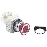 Square D 9001KR9P1R05H13 Pushbutton Switches PSH BTTN 600VAC 10A 30MM, Type K