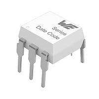 Wurth Elektronik 14230316011 Triac & SCR Output Optocouplers WL-OCTR Optocoupler Triac ZC / WE30x DIP 6 Standard 250V 15mA ZC