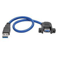 Tripp Lite U324-001-APM USB 3.0 1FT PNL MNT USB3 A/A ADPT CBL