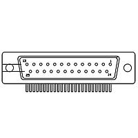 NorComp 182-015-213R531 Receptacle 15P FEMALE RT ANGLE .318" FOOTPRINT