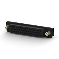 AMP Connectors - TE Connectivity 5745080-4 Receptacle HD-20 RCPT 50P VERT FFSCRLK