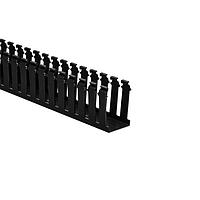 HellermannTyton 181-23013 Slotted Wall Wiring Duct SLOTTED 2X3 BLK DUCT