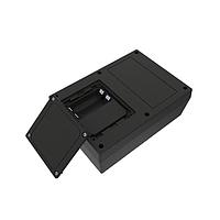 Serpac 1732AA,BK Electrical Enclosures S Series Flat Texture Top w/ 2AA Batt Comp 6.88 x 4.88 x 2.50", Black