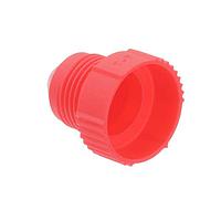 Essentra Components T7A Flared Fitting Plug THREADED PLUG:LDPE RED
