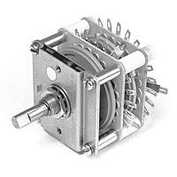 Electroswitch M6G0216S-4047 Rotary Switches Rotary Switch, 2-16 positions, shorting, 0.5A 28VDC