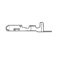 AMP Connectors - TE Connectivity 171662-5 (Cut Strip) Contact E-J MK-2 070 USA Cut Strip of 100