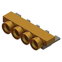 Amphenol SV Microwave 9311-60015-TD Multi-Port Connectors SMPM M Edge Launch Conn 4 Port SB, TD